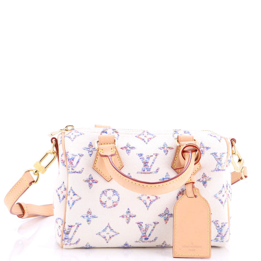 Louis Vuitton Speedy Bandouliere Bag Multicolor Monogram Jacquard 20