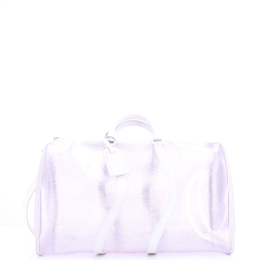 Louis Vuitton Keepall Bandouliere Bag Limited Edition Epi Plage PVC 50