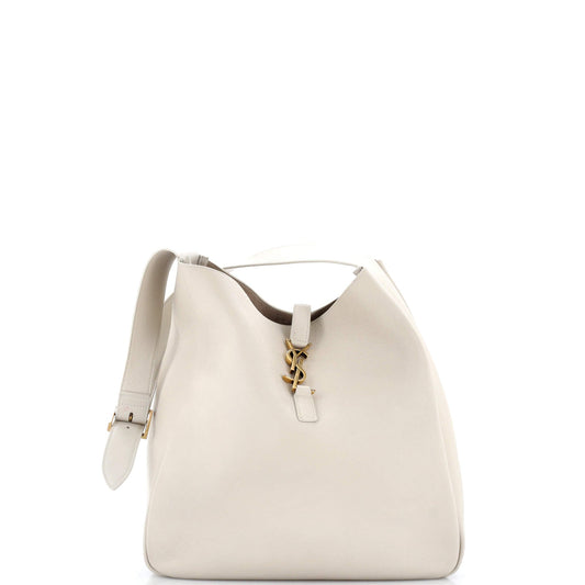 Saint Laurent Le 5 a 7 Supple Hobo Leather Large