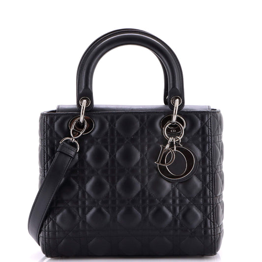 Christian Dior Lady Dior NM Bag Cannage Quilt Lambskin Medium
