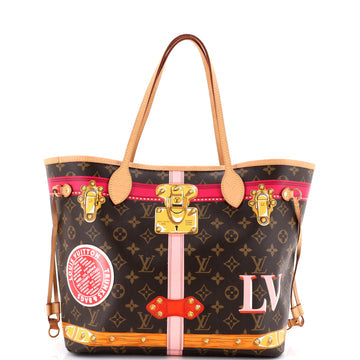 Neverfull NM Tote Limited Edition Summer Trunks Monogram Canvas MM