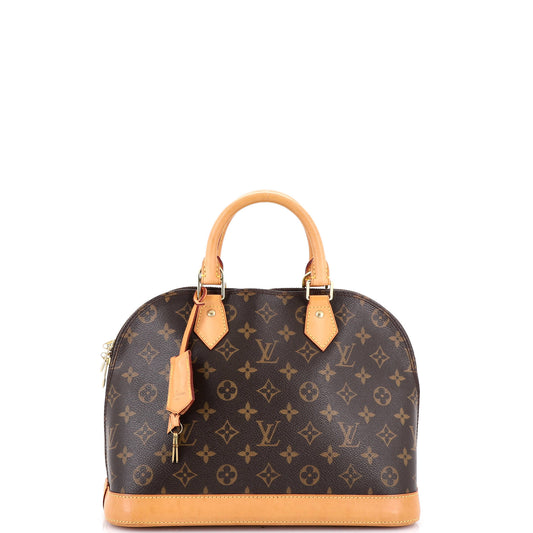 Louis Vuitton Alma Handbag Monogram Canvas PM