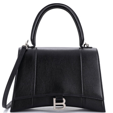 Hourglass Top Handle Bag Leather Medium