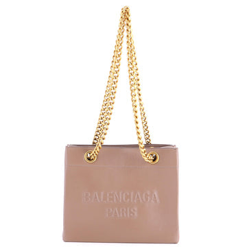 Duty Free Chain Tote Leather Small