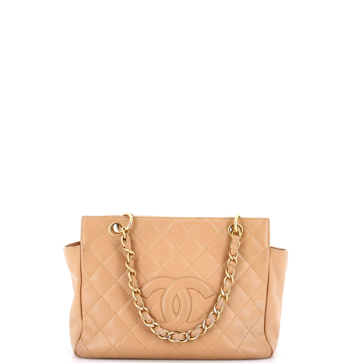 Chanel Petite Timeless Tote Quilted Caviar