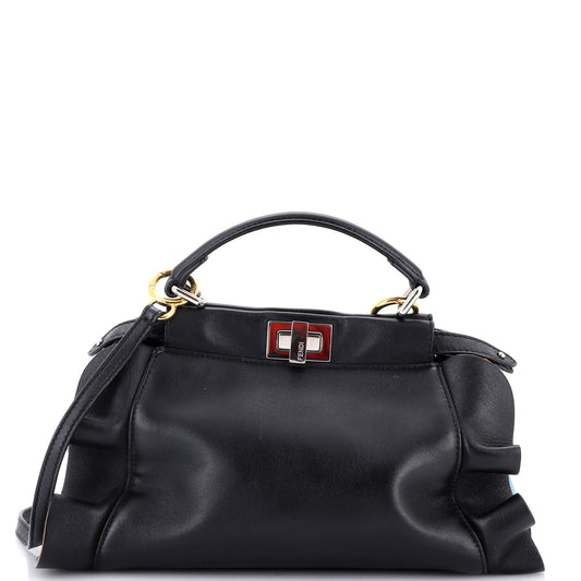 Fendi Wave Peekaboo Bag Leather Mini
