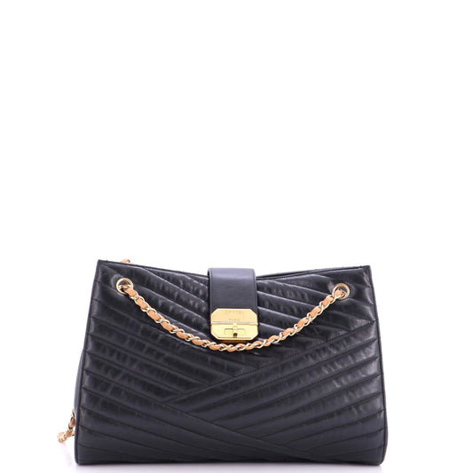 Chanel Gabrielle Tote Chevron Leather Large