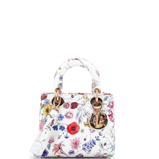 Christian Dior My ABCDior Lady Dior Bag Printed Leather Small