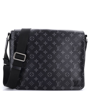 District Messenger Bag Monogram Eclipse Canvas MM