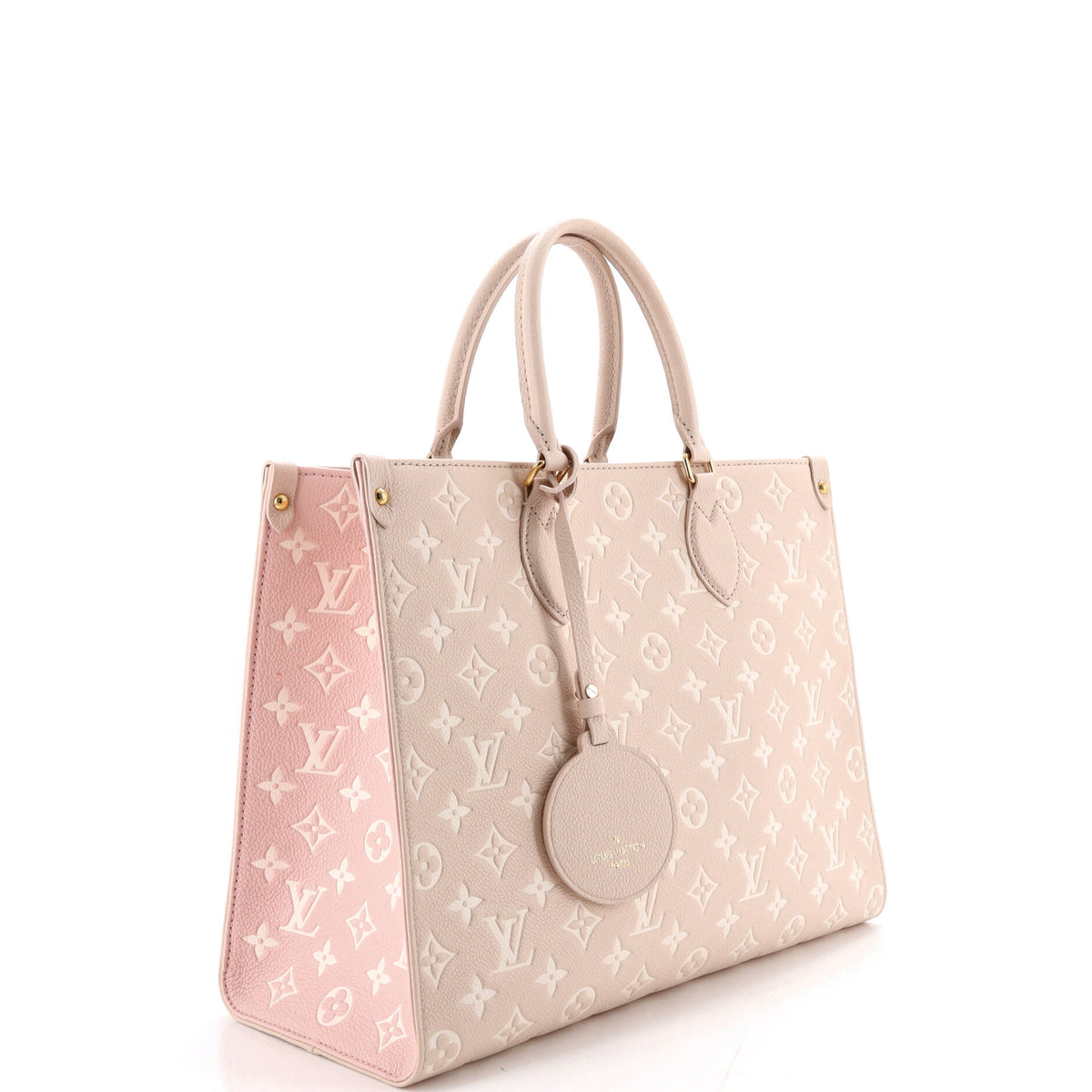 Louis Vuitton OnTheGo Tote Spring in the City Monogram Empreinte Leather MM