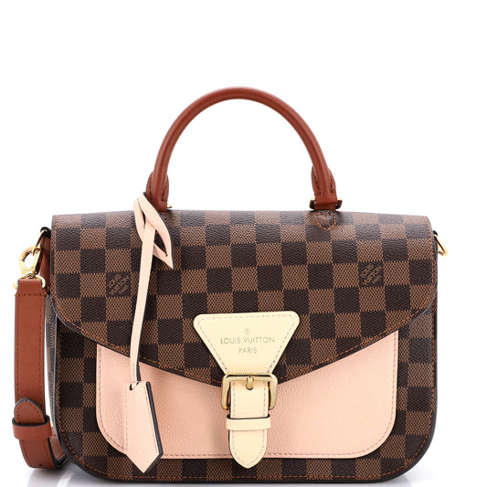 Louis Vuitton Beaumarchais Handbag Damier with Leather