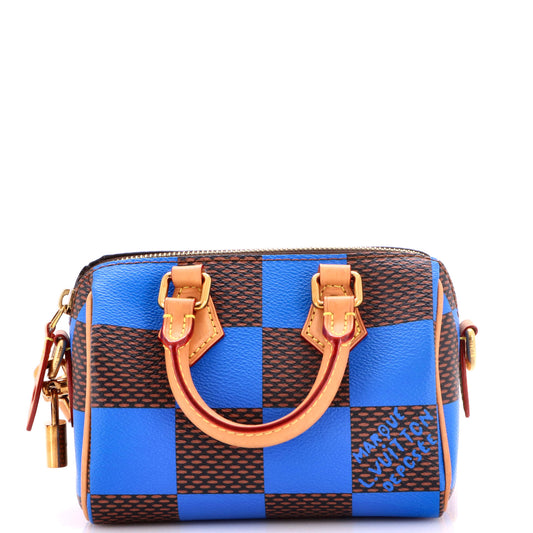 Louis Vuitton Speedy Bandouliere Bag Damier Pop 18