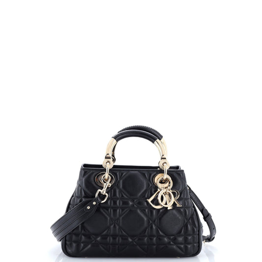 Christian Dior Lady 95.22 Bag Cannage Embossed Leather Small