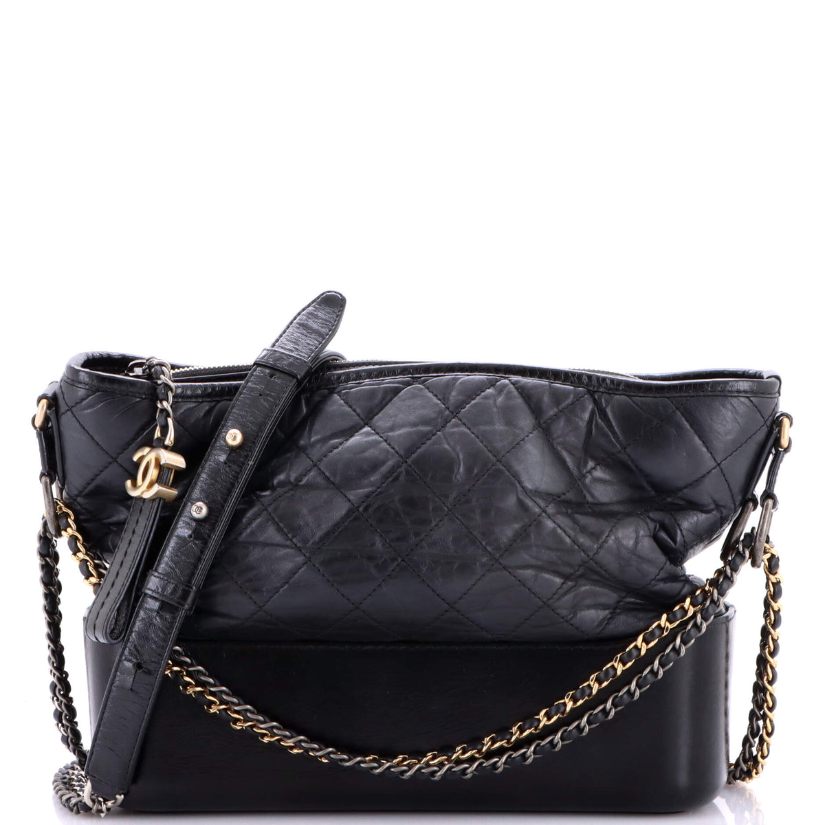 Chanel Gabrielle Hobo Quilted Aged Calfskin Medium