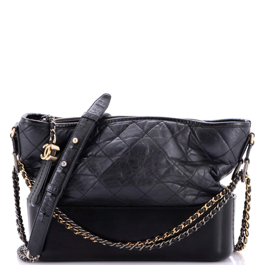 Chanel Gabrielle Hobo Quilted Aged Calfskin Medium