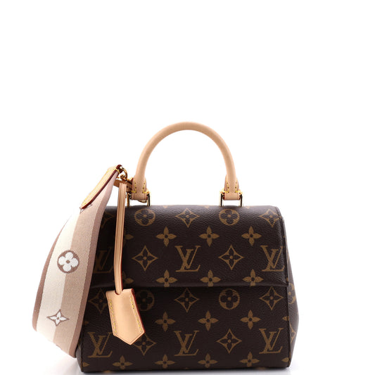 Louis Vuitton Cluny Top Handle NM Bag Monogram Canvas Mini