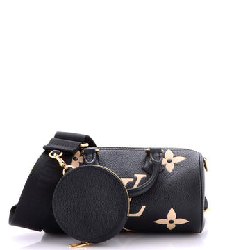 Papillon Handbag Bicolor Monogram Empreinte Giant BB