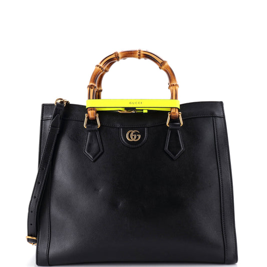 Gucci Diana NM Bamboo Handle Tote Leather Medium