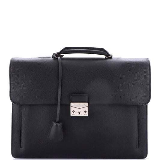 Louis Vuitton Associe Cartable 2 Briefcase Taiga Leather
