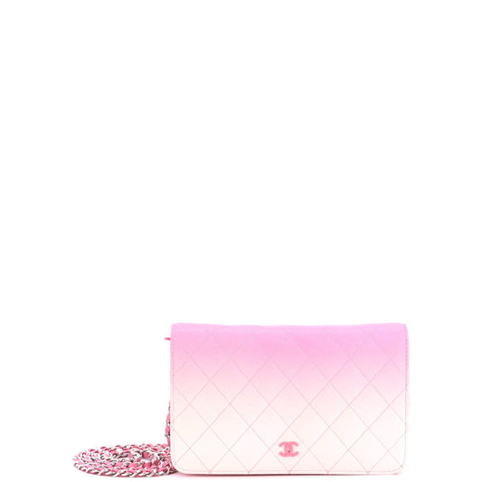 Chanel Wallet on Chain Quilted Ombre Lambskin