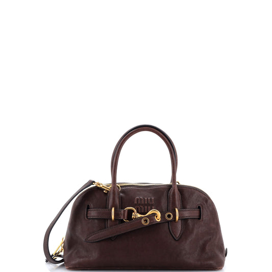 Miu Miu Aventure Top Handle Bag Leather Regular