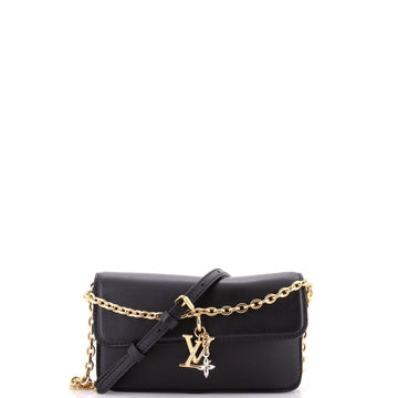 LV Bloom Wallet on Chain Leather