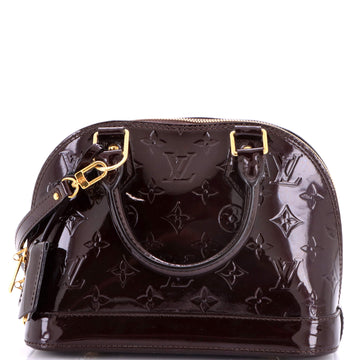 Alma Handbag Monogram Vernis BB