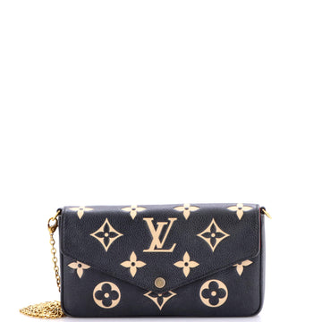 Felicie Pochette Bicolor Monogram Empreinte Giant