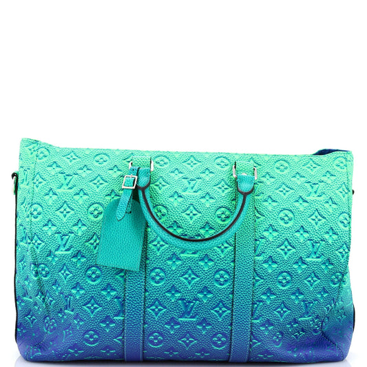 Louis Vuitton Keepall Tote Limited Edition Illusion Monogram Taurillon Leather