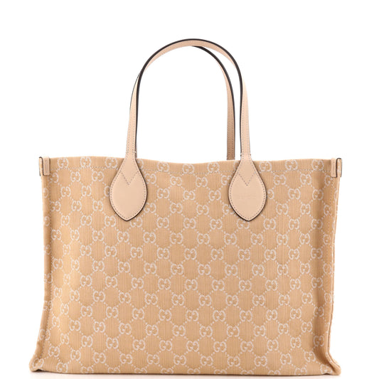 Gucci Ophidia Shopper Tote GG Denim Large