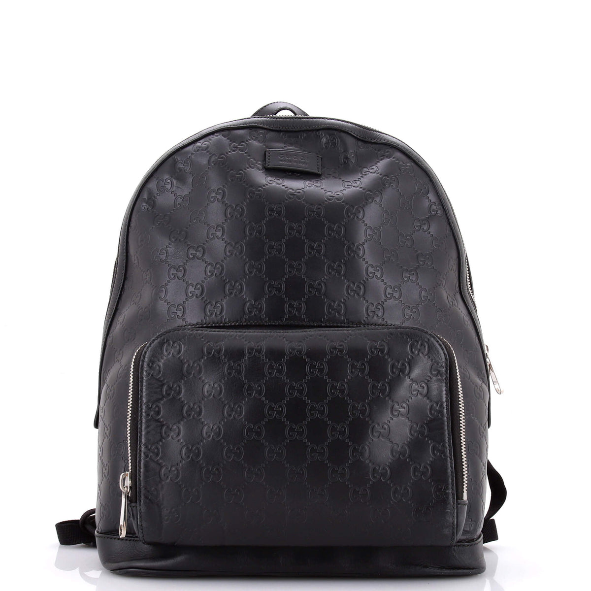 Signature Pocket Backpack Guccissima Leather Large