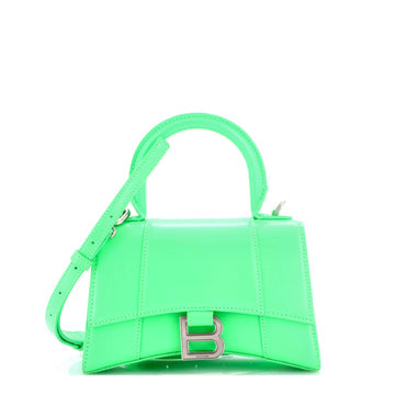 Hourglass Top Handle Bag Leather XS