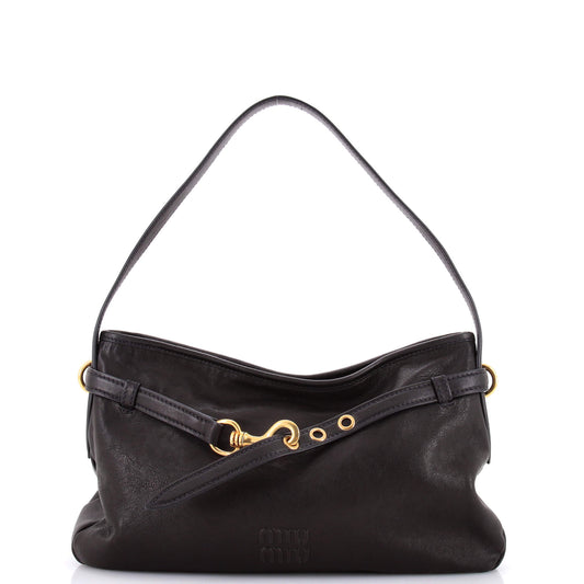 Miu Miu Aventure Shoulder Bag Leather Medium