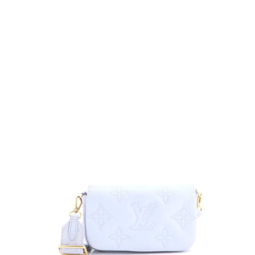 Wallet on Strap Bubblegram Leather