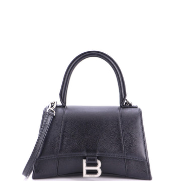Hourglass Top Handle Bag Leather Small