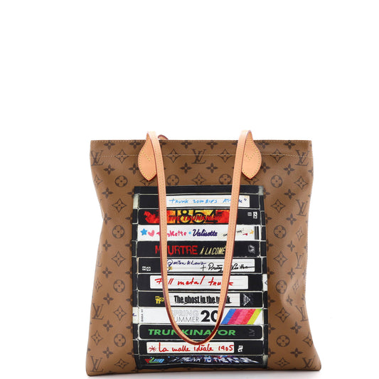 Louis Vuitton Carry It Tote Limited Edition Video Tape Reverse Monogram Canvas