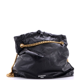 Crush Chain Tote Leather Medium