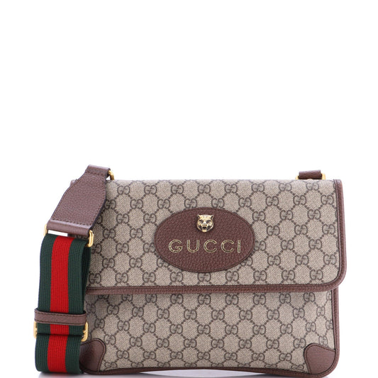 Gucci Neo Vintage Flap Messenger GG Coated Canvas Medium