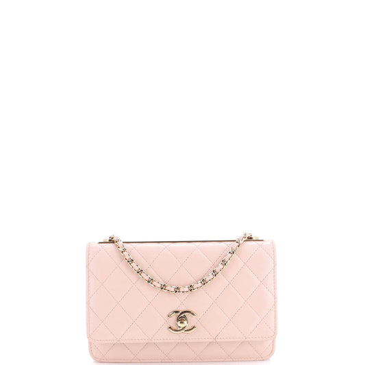 Chanel Trendy CC Wallet on Chain Quilted Lambskin