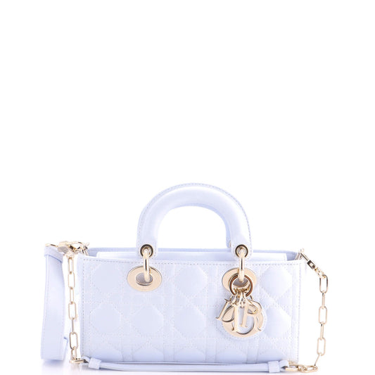 Christian Dior Lady D-Joy Bag Cannage Quilt Lambskin Small