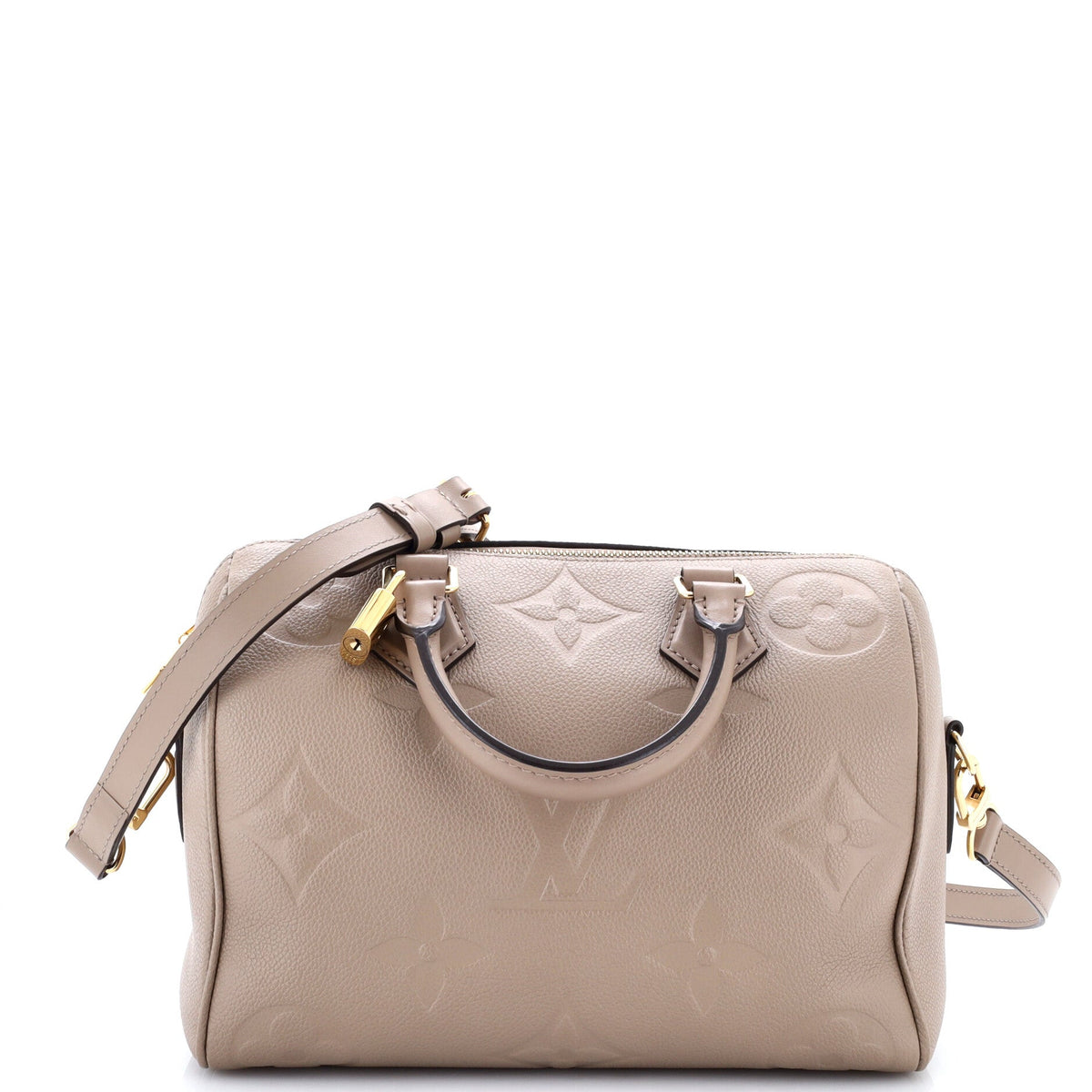 Louis Vuitton Speedy Bandouliere Bag Monogram Empreinte Giant 25