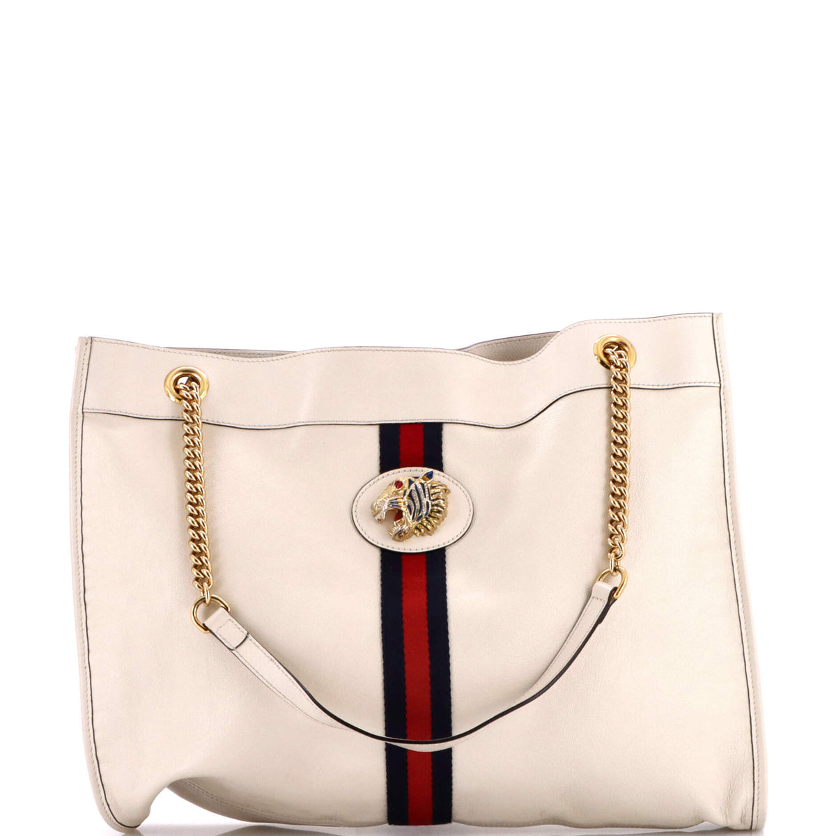 Gucci Rajah Chain Tote Leather Large