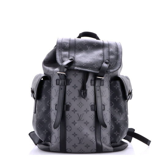 Louis Vuitton Christopher Backpack Reverse Monogram Eclipse Canvas MM