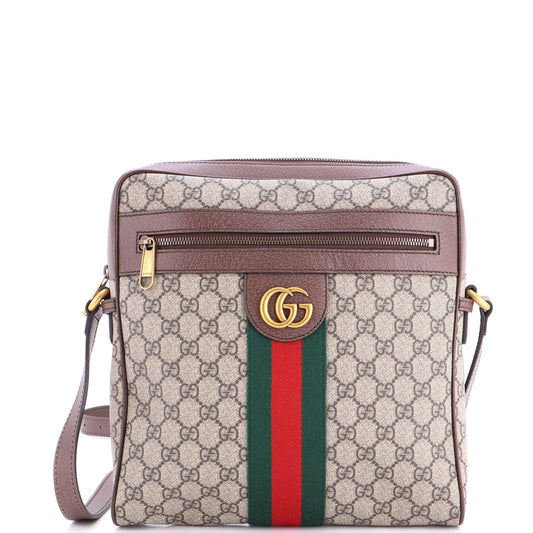 Gucci Ophidia Messenger Bag GG Coated Canvas Medium