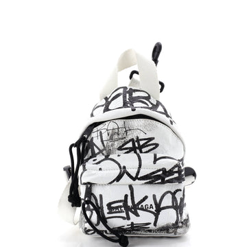 Explorer Graffiti Backpack Leather Mini