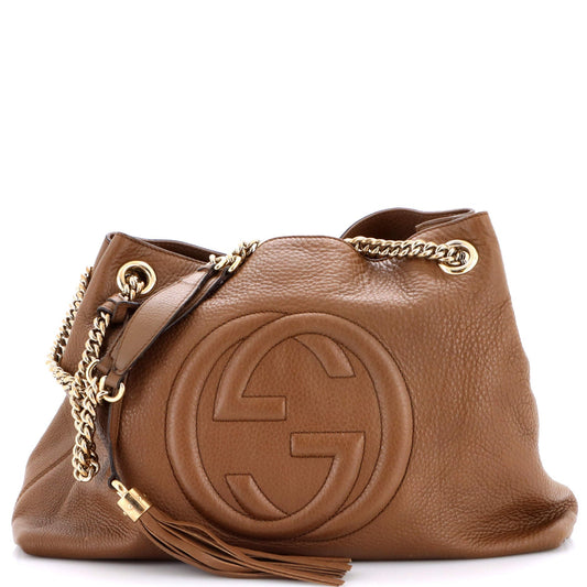 Gucci Soho Chain Strap Shoulder Bag Leather Medium