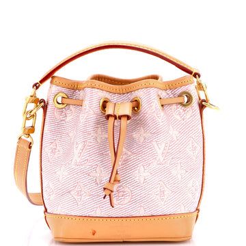Noe NM Handbag Monoglam Jacquard Canvas Nano