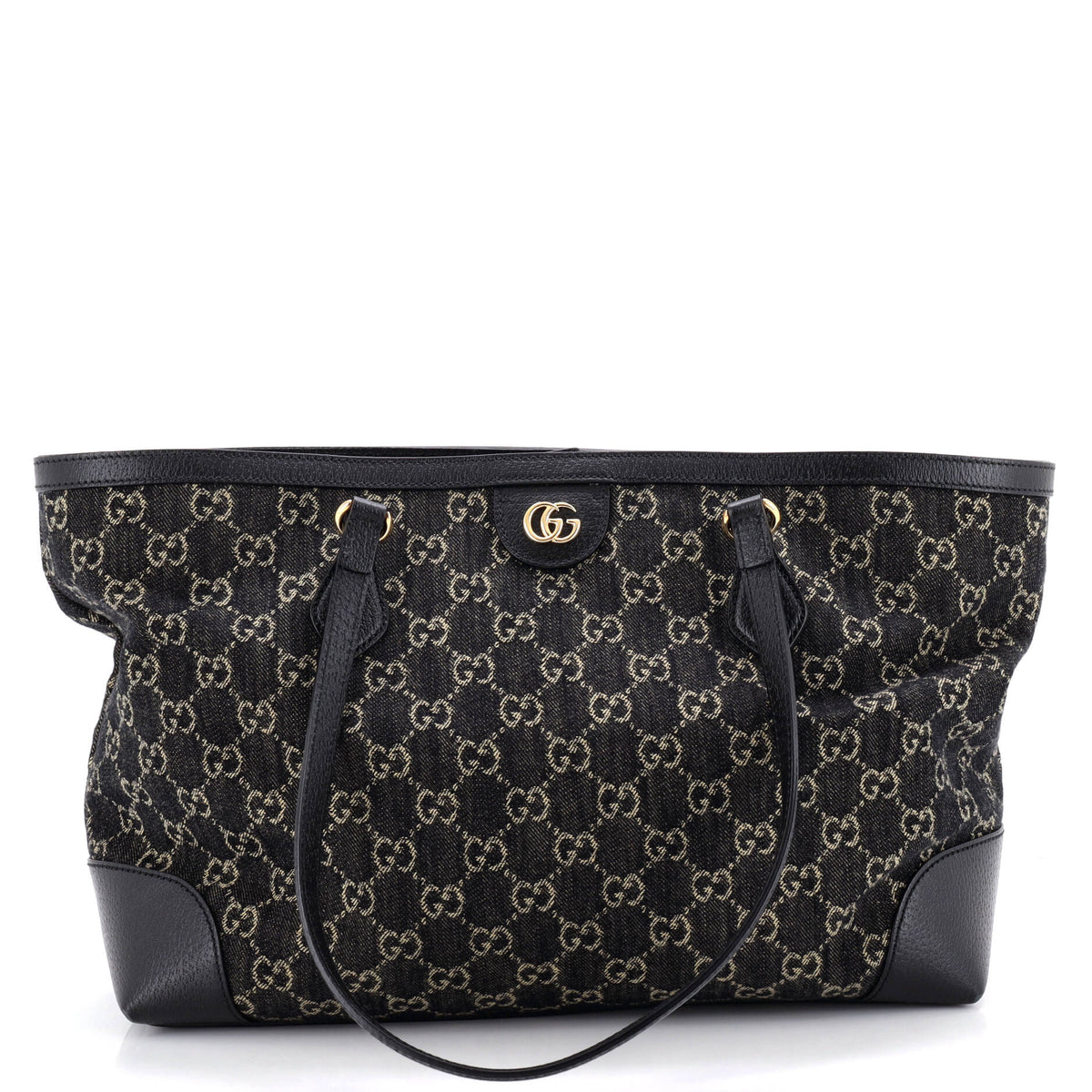 Gucci Ophidia Shopping Tote GG Denim Medium