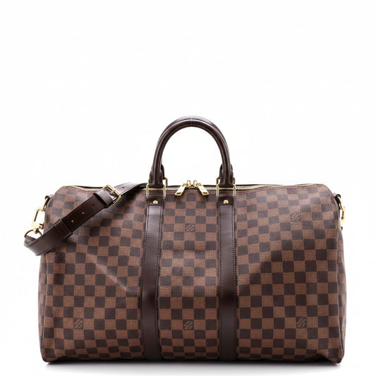 Louis Vuitton Keepall Bandouliere Bag Damier 45