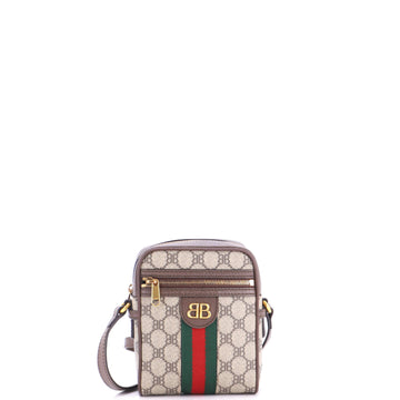 x Gucci The Hacker Project Zip Messenger Bag BB Coated Canvas Mini